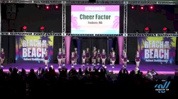 Cheer Factor - Superstition [2022 L2 Youth - Medium Day 3] 2022 ACDA Reach the Beach Ocean City Cheer Grand Nationals