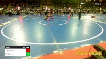 58 lbs Consi Of 16 #2 - Jase Mauck, Powerhouse Wrestling Club vs Giovonni Nix, Englewood Live Wire