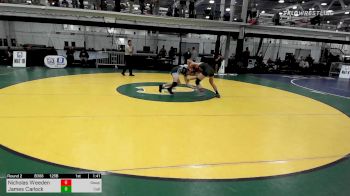 125B lbs Rr Rnd 2 - Nicholas Weeden, Deeproots/valley Central High School vs James Carlock, Collegiate