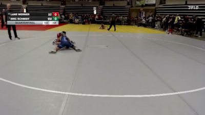 130 lbs Quarterfinal - Eric Schmidt, Wabasso vs Lane Werner, St. Cloud Tech