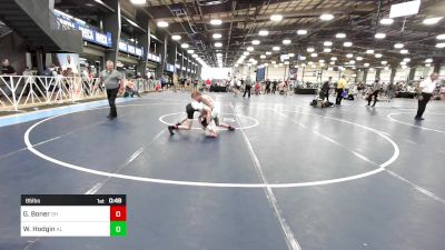 85 lbs Consi Of 8 #2 - Greyson Boner, OH vs William Hodgin, AL