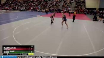 170 lbs Cons. Round 3 - Lucas Slack, Brandon vs Tyler Haydon, River Falls