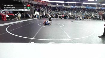 78 lbs Consolation - Jolie Miller, Rebel Wrestling vs Makena Lucas, Lucas WC