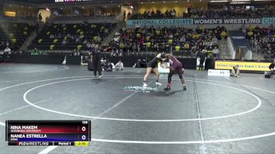 138 lbs Cons. Round 5 - Nanea Estrella, Iowa vs Nina Makem, Augsburg University