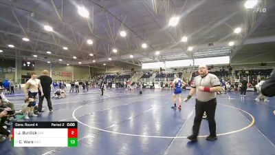 150 lbs Cons. Round 4 - Jack Burdick, Carbon vs Conner Ware, Stallions Wrestling Club