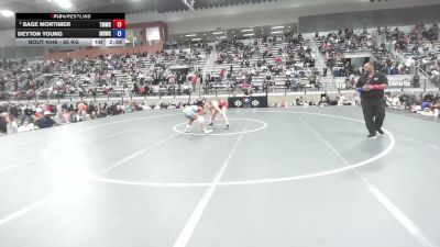 50 kg Champ. Rd Of 32 - Sage Mortimer, Titan Mercury Wrestling Club (TMWC) vs Deyton Young, Missouri Baptist Wrestling Club