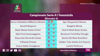Full Replay - Volley Bergamo vs Saugella Monza - Bergamo vs Monza