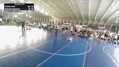 77 lbs Cons. Round 3 - Fisher TITUS, Defiant Wrestling Club vs Bridger Sessions, Uintah Wrestling