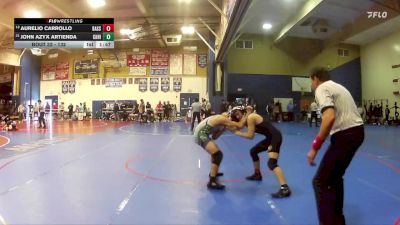 132 lbs Champ. Round 1 - John Azyx Artienda, Chino Hills vs Aurelio Carrollo, Bassett