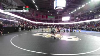 132 lbs Cons. Round 5 - Francisco DeLira, Caldwell vs Kayden Gower, Mountain View
