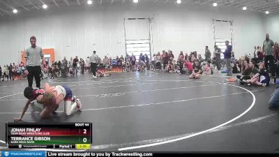 85 lbs Round 3 - Terrance Gibson, Hard Rock Rams vs Jonah Finlay, Team Bear Wrestling Club