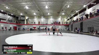 125 lbs Cons. Round 4 - Isaac Ronquillo, Jamestown (N.D.) vs Guy Clevenger, Central Oklahoma