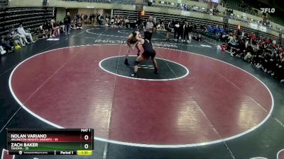 139 lbs Finals (8 Team) - Zach Baker, Tahoma vs Nolan Variano, Arlington Heights (Hersey)