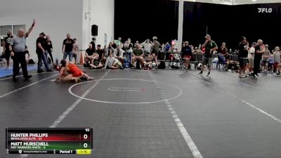 92 lbs Round 6 (8 Team) - Hunter Phillips, Revolution Elite vs Matt Murschell, Mat Warriors White