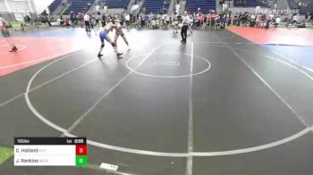160 lbs Consi Of 8 #2 - Caleb Holland, PQ Pinners vs Jamar Rankins, Westend Club Wrestling