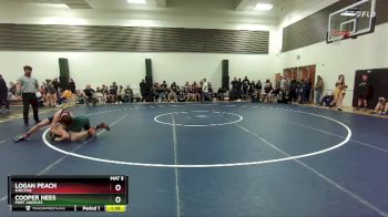 138 lbs Quarterfinal - Logan Peach, Shelton vs Cooper Nees, Port Angeles