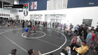 120 lbs Quarterfinal - Olivia Garcia, Lancers WC vs Ziva Jansen, Redondo Union HS