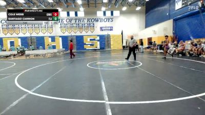 144 lbs Round 4 (8 Team) - Cole Webb, Cocoa Beach WC vs Santiago Carrion, Florida Supreme