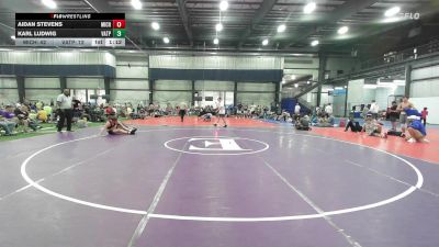 163 lbs Rr Rnd 5 - Aidan Stevens, Michigan Premier Blue - BHS vs Karl Ludwig, Virginia Team Predator - BHS