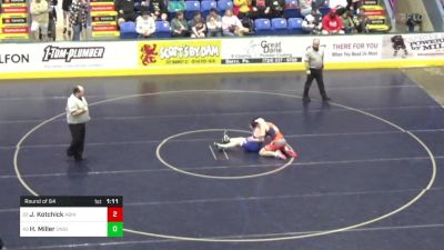 157 lbs Round Of 64 - Jack Kotchick, Abington Heights vs Hunter Miller, Union City