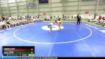 160 lbs Round 3 (8 Team) - Jason Clark, Georgia Red vs Isaac Sinks, Kansas Blue