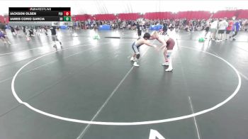 176-177 lbs Round 2 - Jackson Olsen, Pequot Lakes/Pine River-Backus vs James Corio Garcia, Xavier-Cedar Rapids