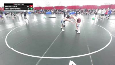 176-177 lbs Round 2 - Jackson Olsen, Pequot Lakes/Pine River-Backus vs James Corio Garcia, Xavier-Cedar Rapids