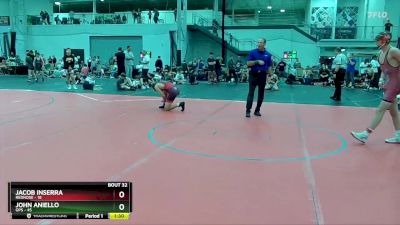 130 lbs Round 7 (10 Team) - John Aniello, GPS vs JACOB INSERRA, RedNose