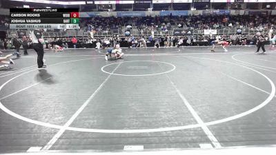148 lbs Round Of 32 - Carson Rooks, Webb City Youth Wrestling vs Joshua Vashus, Bartlesville WC
