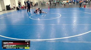 130 lbs Semis (4 Team) - Wyatt Stoks, Canby vs CARTER SCHAIBLE, Maple River/USC