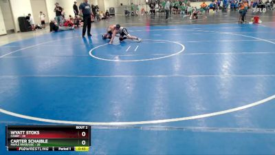 130 lbs Semis (4 Team) - Wyatt Stoks, Canby vs CARTER SCHAIBLE, Maple River/USC