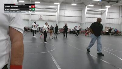 132 lbs Quarterfinal - Noah Hernandez, Broad Axe vs Chase Bordley, American MMA