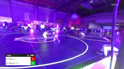 42 lbs Semifinal - Shawn Pena, ReZults Wrestling vs Rush Wilson, Barnsdall Take Down Club