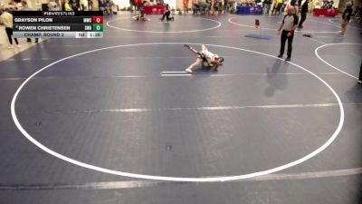 10U - 71 lbs Champ. Round 2 - Grayson Pilon, Monticello Wrestling Club vs Rowen Christensen, Summit Wrestling Academy