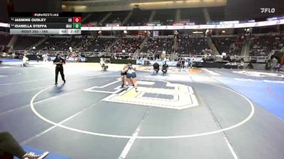 165 lbs Cons. Round 2 - Jasmine Ousley, General Brown-3 vs Isabella Steffa, MacArthur-8