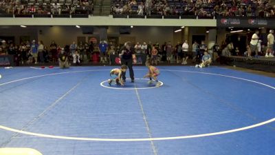 45 lbs Champ. Round 1 - Kai Fusco, Bonners Ferry Wrestling Club vs Timur Zverev, Punisher Wrestling Company