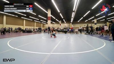 92 lbs 3rd Place - Owen Heinz, NB Elite Wrestling Club vs Elijiah Mooney, Carrollton Thunder Wrestling
