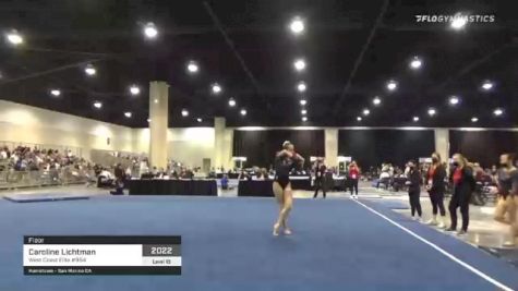 Caroline Lichtman - Floor, West Coast Elite #954 - 2021 USA Gymnastics Development Program National Championships