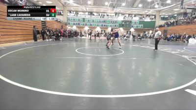 285 lbs Champ. Round 1 - Liam Cavaness, Ramona vs Oscar Moreno, Holtville