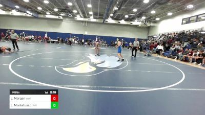 149 lbs Consi Of 8 #1 - Lucio Morgan, Wisconsin-Whitewater vs Luke Montefusco, Johnson & Wales