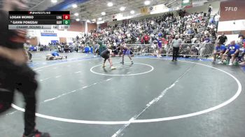 120 lbs Champ. Round 2 - Logan Moreo, Los Alamitos vs Gavin Pongsai, Gilroy