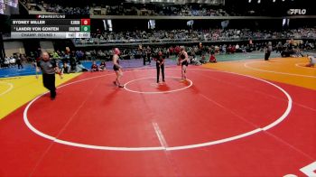 6A 138 lbs Champ. Round 1 - Landri Von Gonten, Conroe Woodlands College Park vs Sydney Miller, Katy Jordan