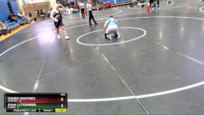 285 lbs Round 3 - Xavier Martinez, Kearney vs Evan Lutkemeier, Minden