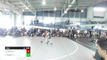 73 lbs Consi Of 4 - Oliver Garcia, Riverside Rascals vs Jake Puetz, Oceanside WC