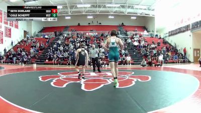 144 lbs Champ. Round 1 - Seth Dorland, North Canton (Hoover) vs Cole Schefft, Westlake