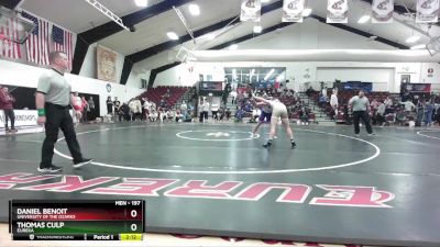 197 lbs 1st Place Match - Thomas Culp, Eureka vs Daniel Benoit, University Of The Ozarks