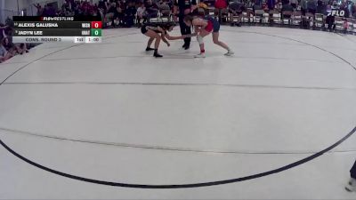 123 lbs Cons. Round 3 - Jadyn Lee, Sidney vs Alexis Galusha, St Paul