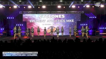 Element Athletics MKE - Cyclones [2025 L2 Junior - D2 - Small Day 2] 2025 WSF Grand Nationals