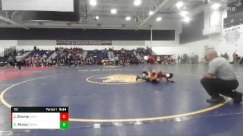 113 lbs Cons. Round 4 - Xamien Munoz, Brawley vs Jack Bronte, Granada