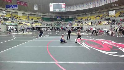 52 lbs 3rd Place - Dawson Center, Prairie Grove Youth Wrestling vs Leeden Phillips, Conway Wrestling Club